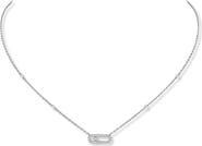 Messika Move Uno Pavé Diamond Pendant Necklace