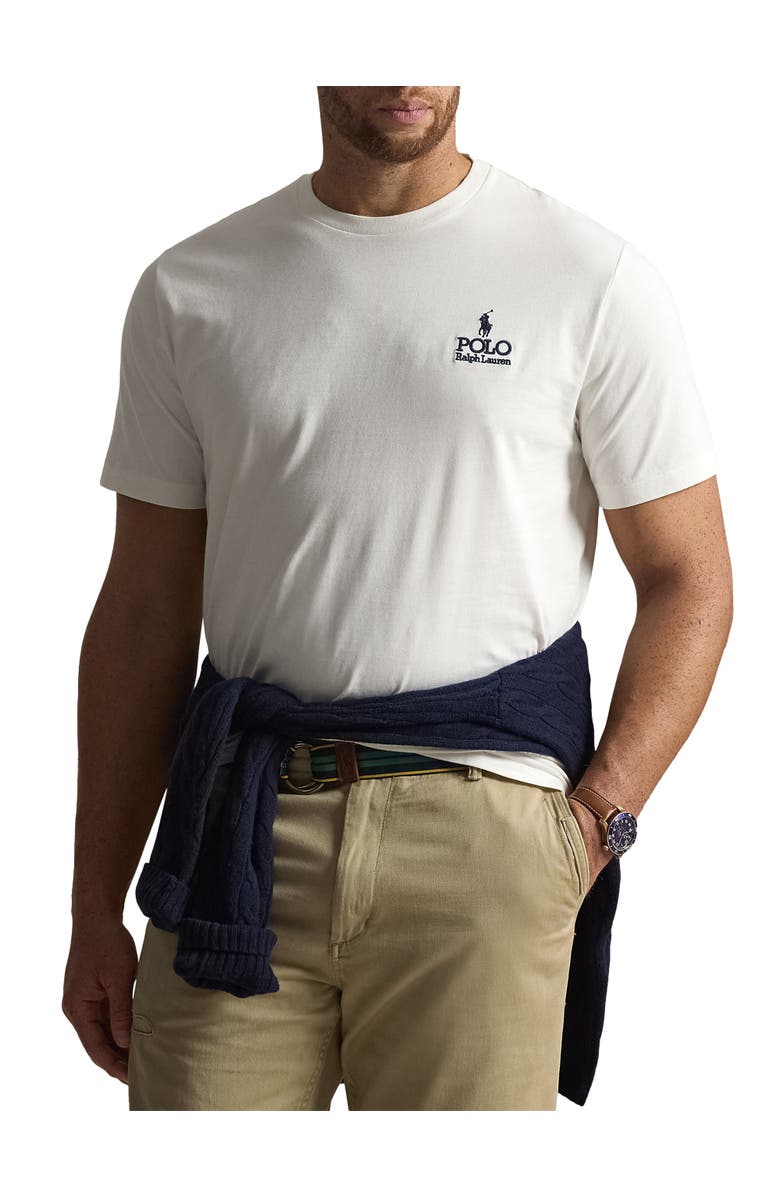 Polo Ralph Lauren Big & Tall Script T-Shirt, Main, color, Nevis