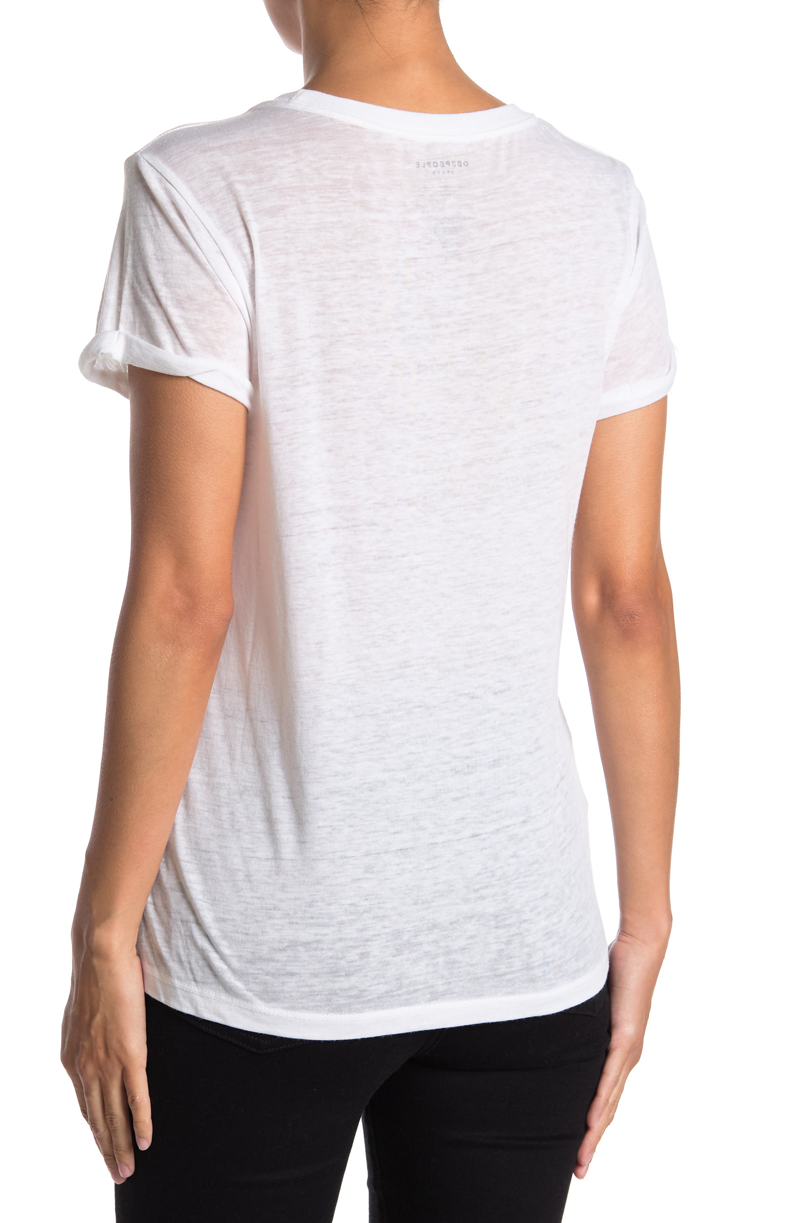 ODD X RECYCLED KARMA ODD PEOPLE X RKB Bowie Burn Out Tee (Women ...