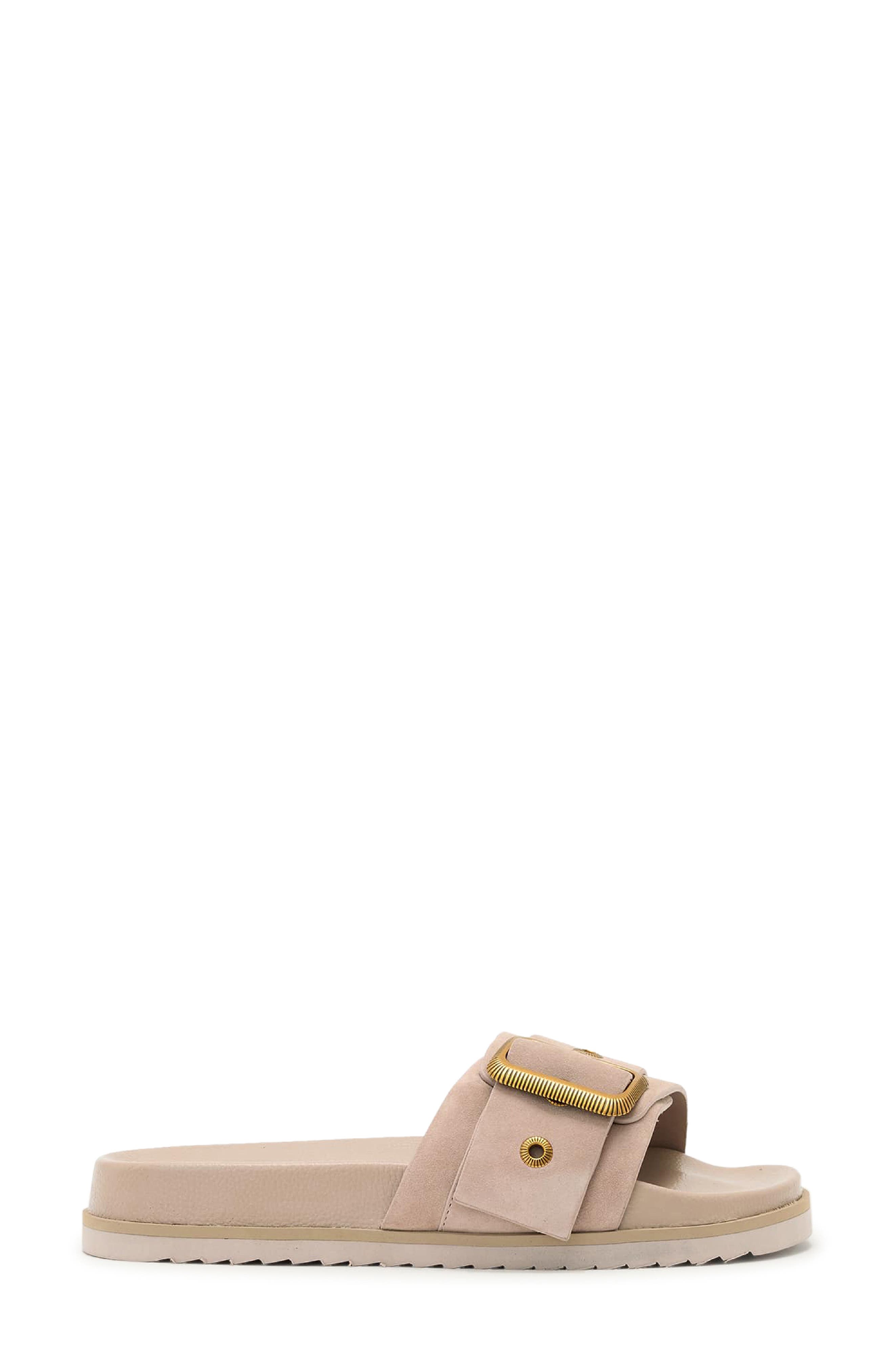 Ellie Western Slide Sandal, Alternate, color, ROSE DUST PINK