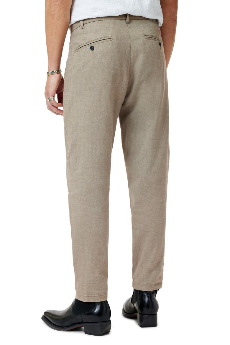 Kian Pleated Carrot Fit Pants, Alternate, color, SMOKED PEARL GREY