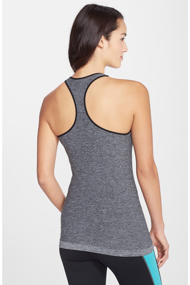 'Radiance' Layer Over Seamless Tank, Alternate, color, BLACK