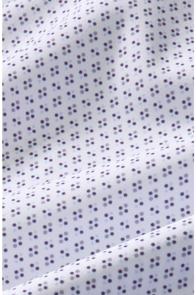 Leeward Trim Fit Diamond Print Performance Button-Up Shirt, Alternate, color, PASSION PURPLE MULTI DIAMOND