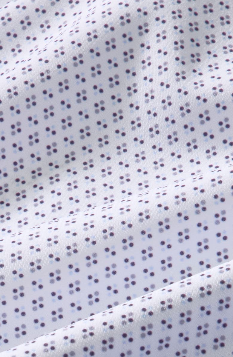 Mizzen+Main Leeward Trim Fit Diamond Print Performance Button-Up Shirt, Alternate, color, 