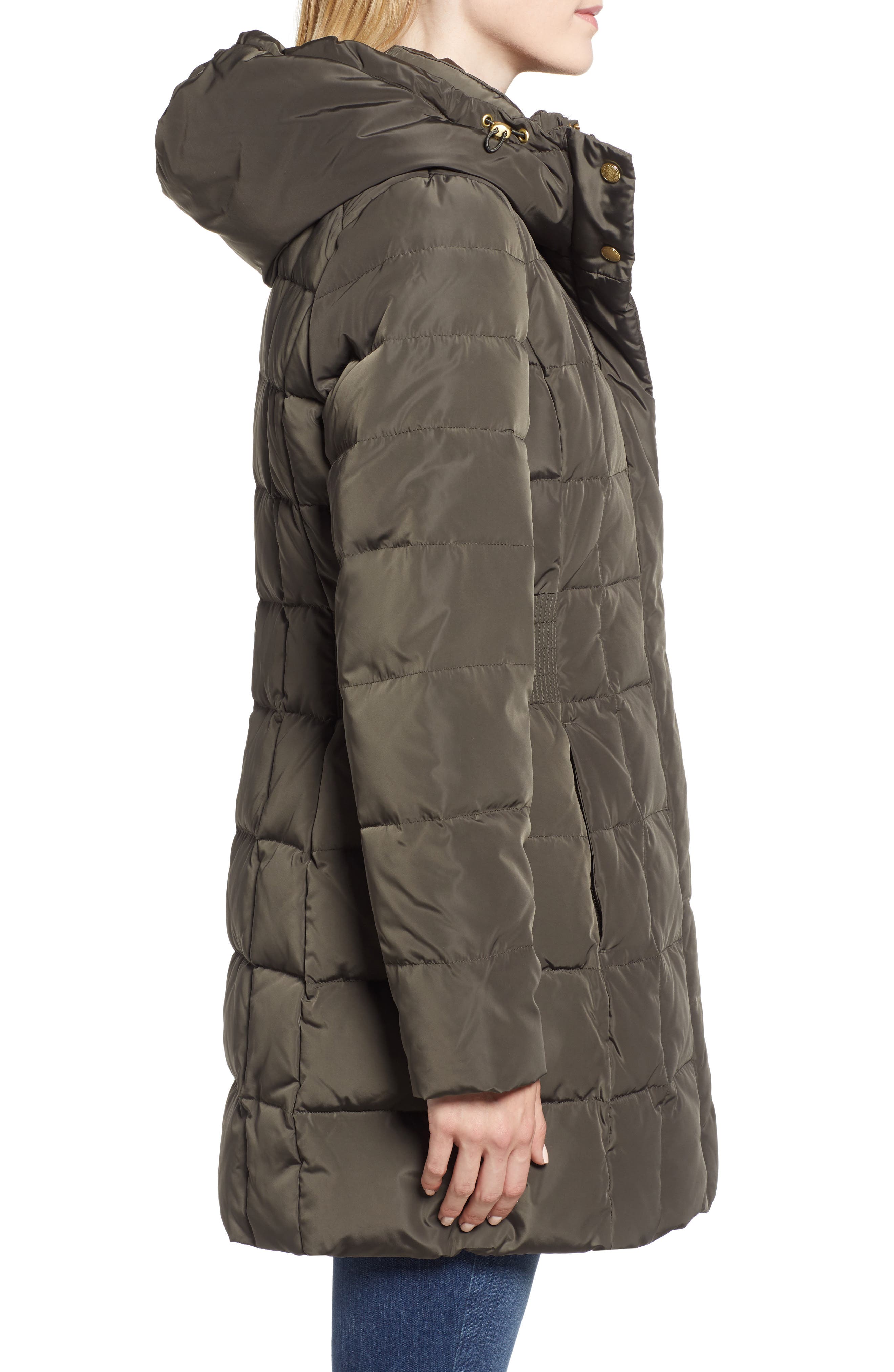Cole Haan Signature Cole Haan Hooded Down & Feather Jacket (Women ...