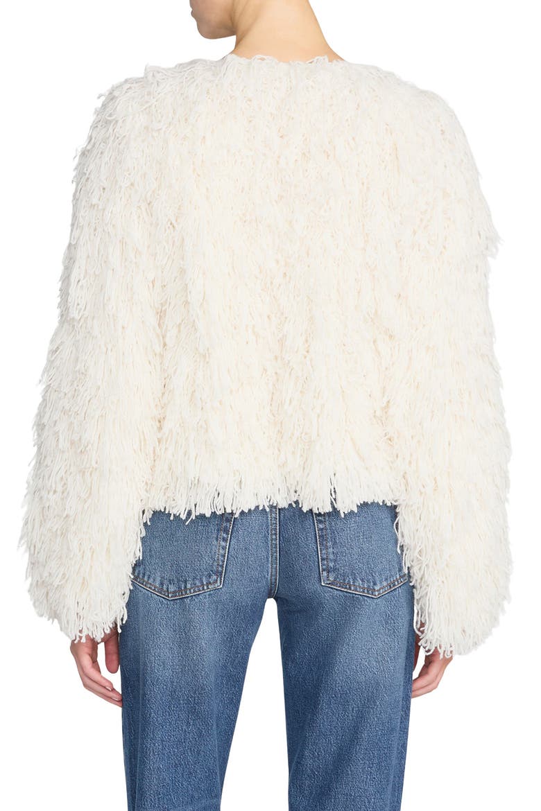 The Fringe Sweater Jacket, Alternate, color, ECRU
