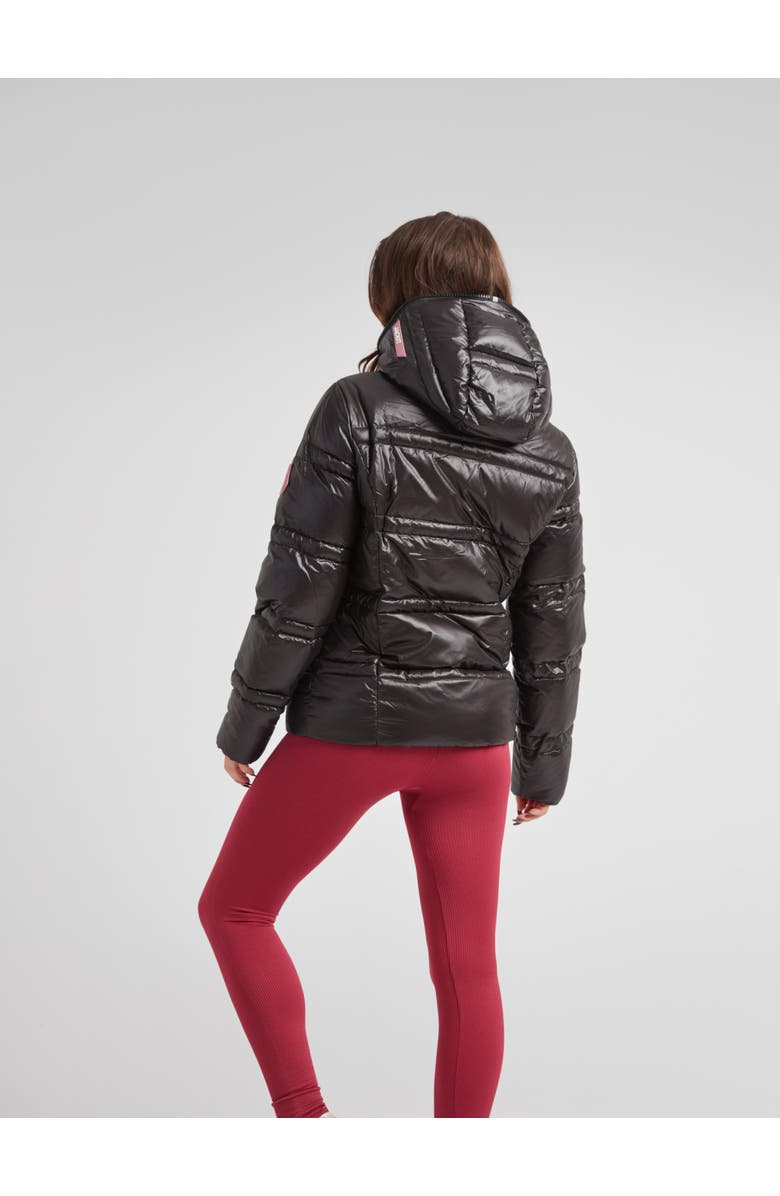 JACK1T R4D Tramline Racer Hooded Puffer Jacket, Alternate, color, Black/Black