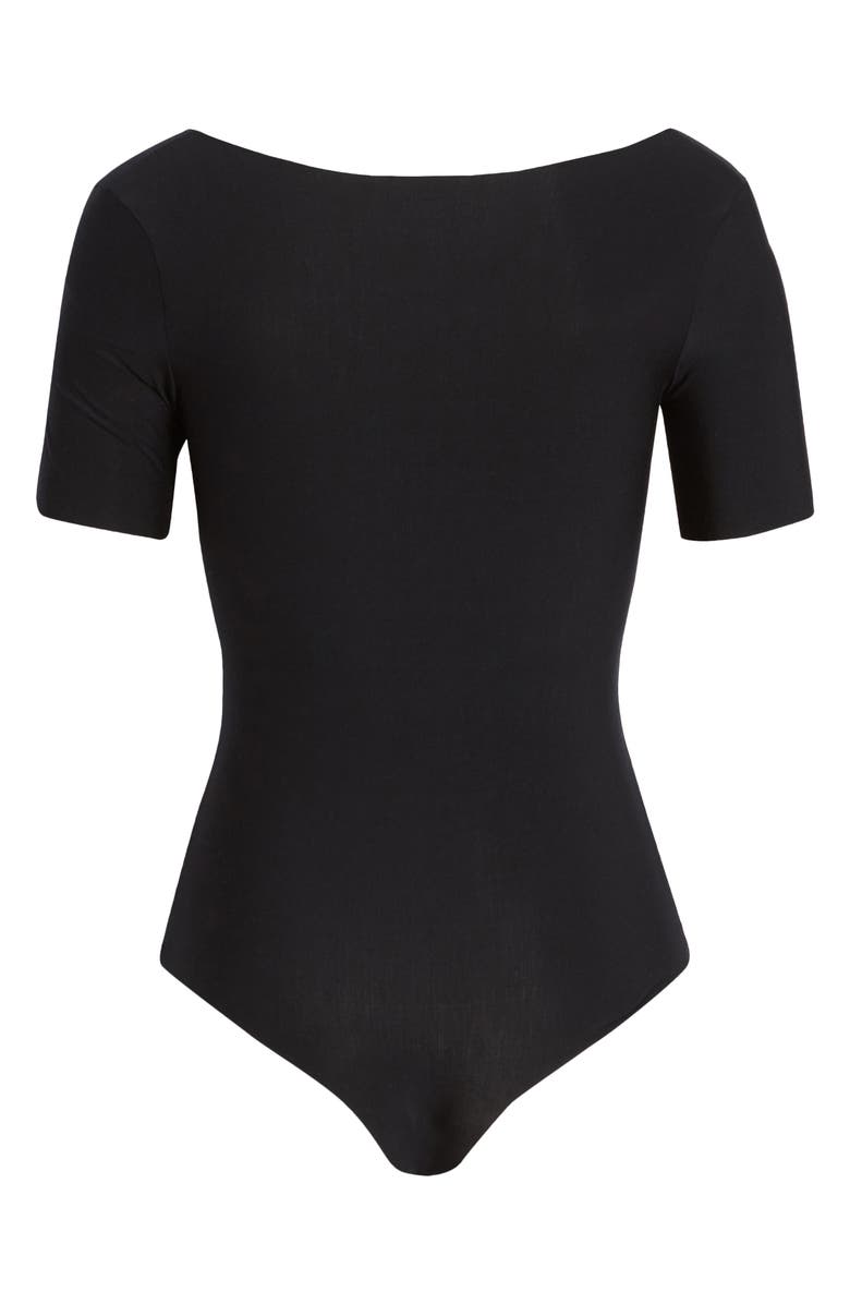 Commando Butter Scoop Neck Bodysuit, Alternate, color, 