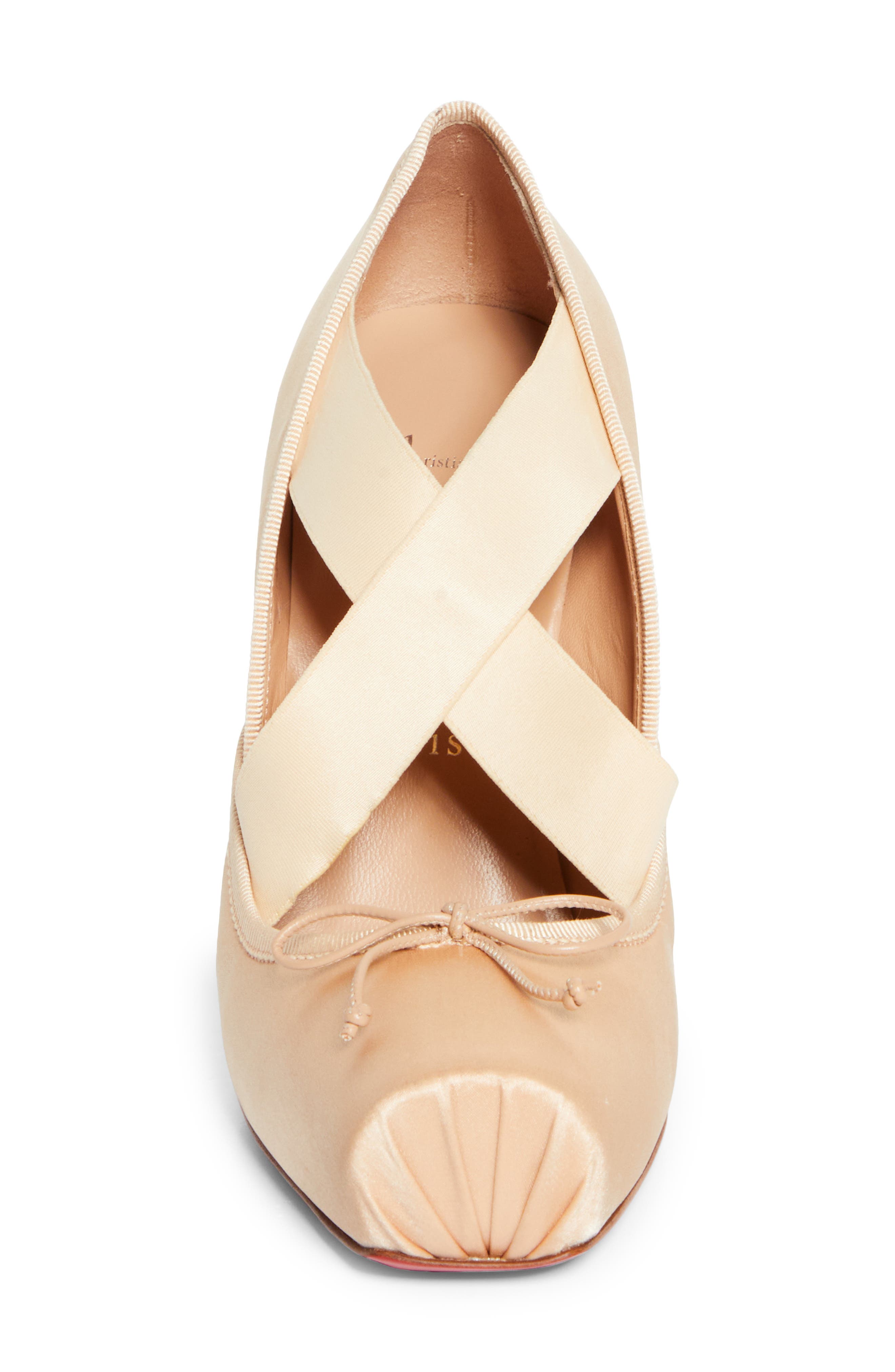 Christian Louboutin Cassiastic Pump, Alternate, color, Blush/ Blush