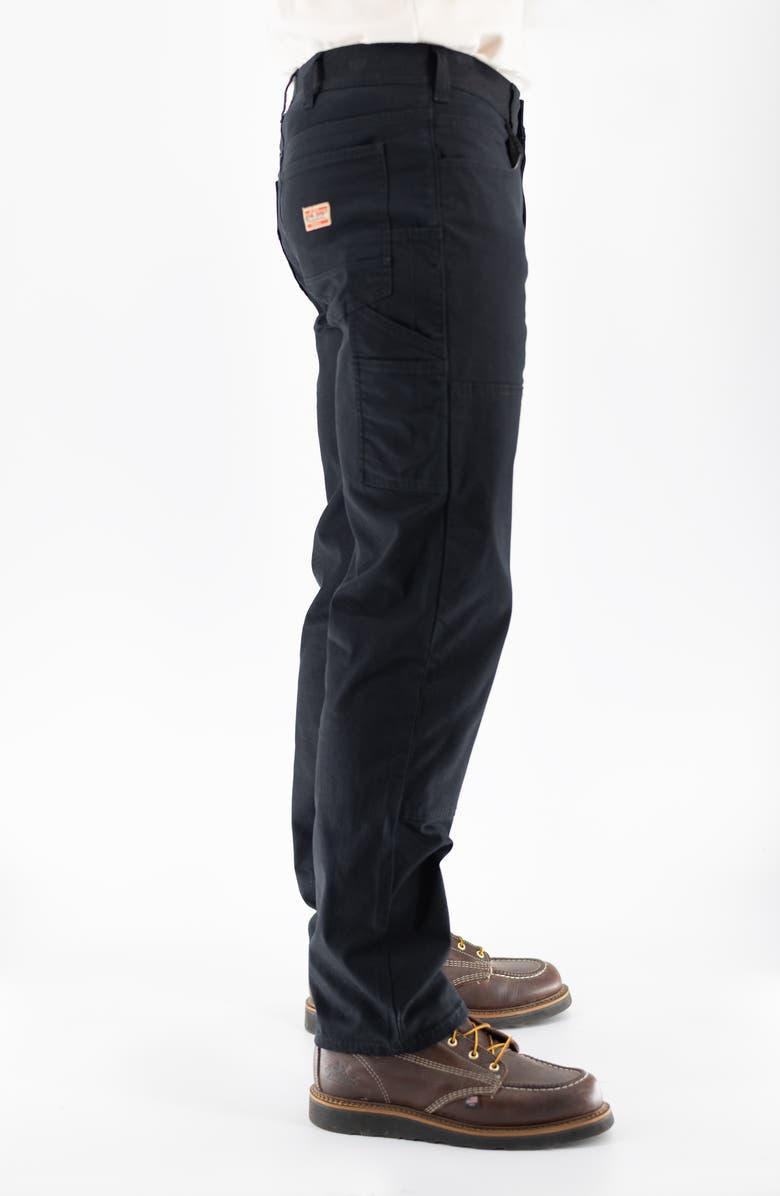 Devil-Dog Dungarees Stretch Twill Carpenter Pants, Alternate, color, Black