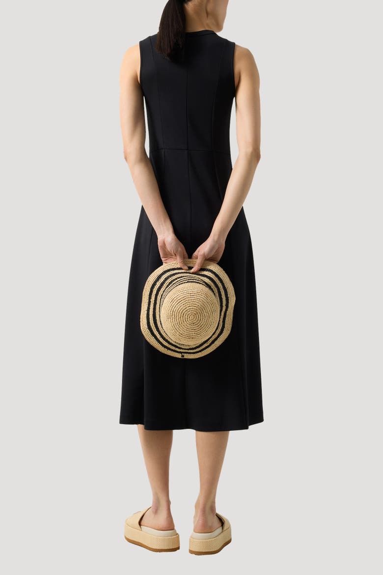 Rebecca Jersey Dress, Alternate, color, Black