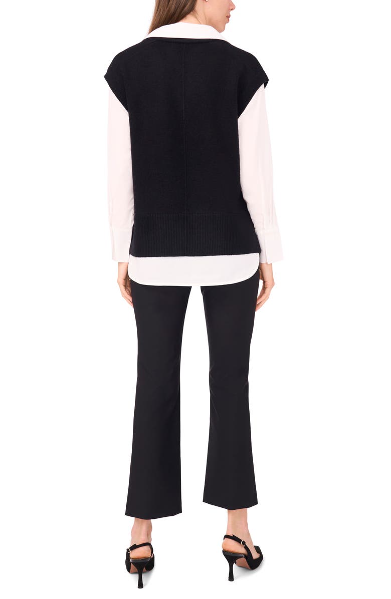 Halogen<sup>®</sup> Layered Look Sweater Vest, Alternate, color, 