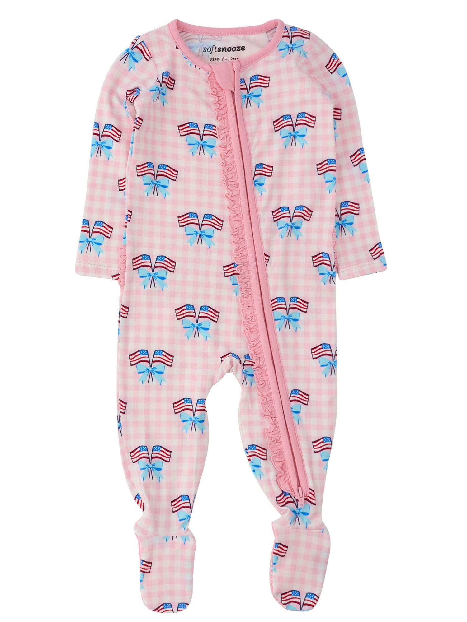 Pink Patriotic Gingham