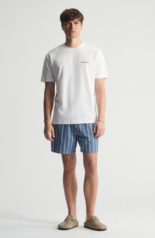 Brooklyn Industries Logo Cotton Graphic T-shirt In White