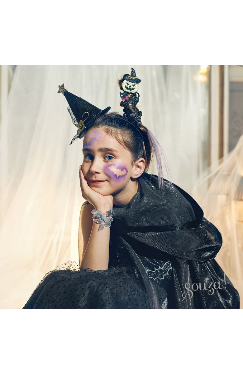 Souza Mathilde Halloween Costume Cape, Alternate, color, Black