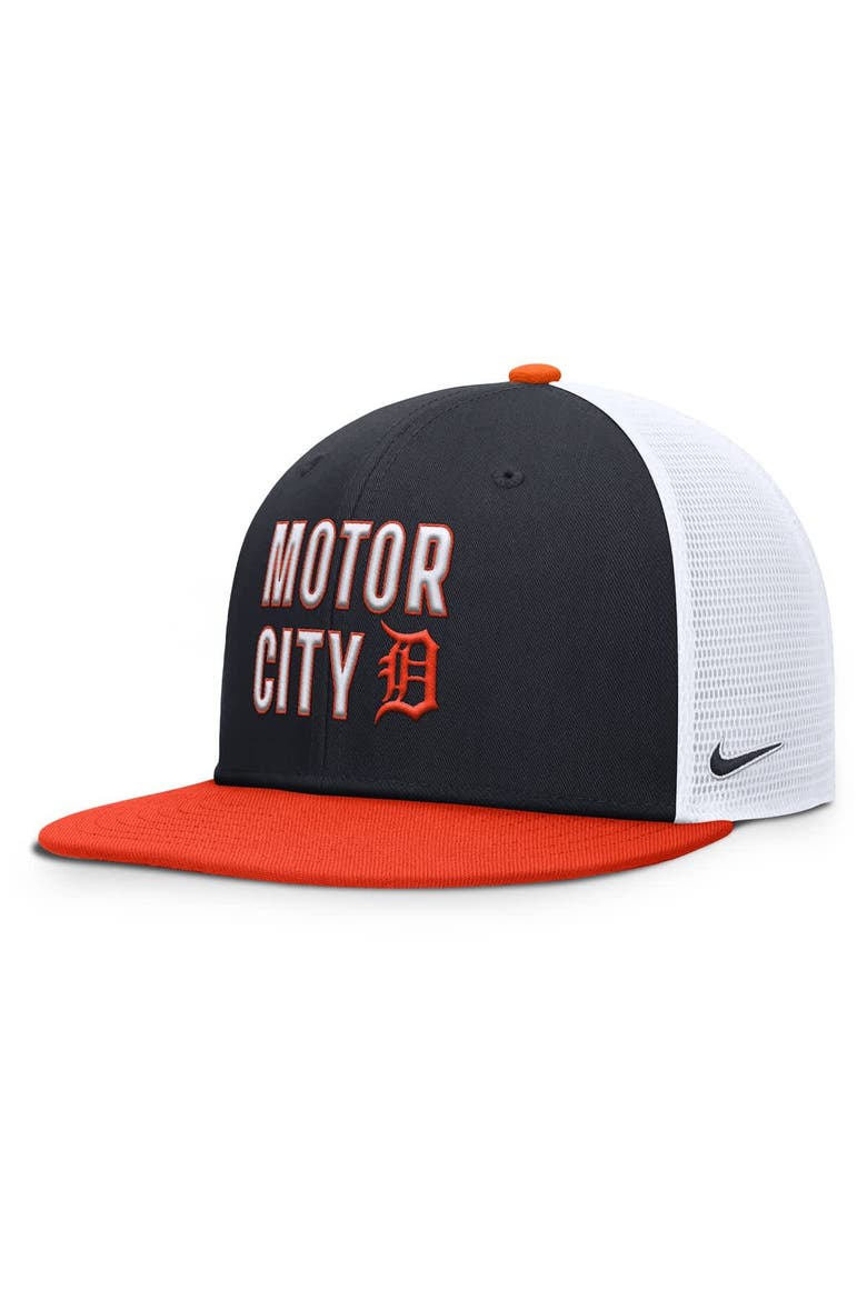 Men's Nike  Navy Detroit Tigers Pro Trucker Snapback Hat, Alternate, color, Navy