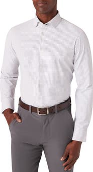 Mizzen+Main Men's Leeward Trim Fit Tattersall Button-Up Shirt
