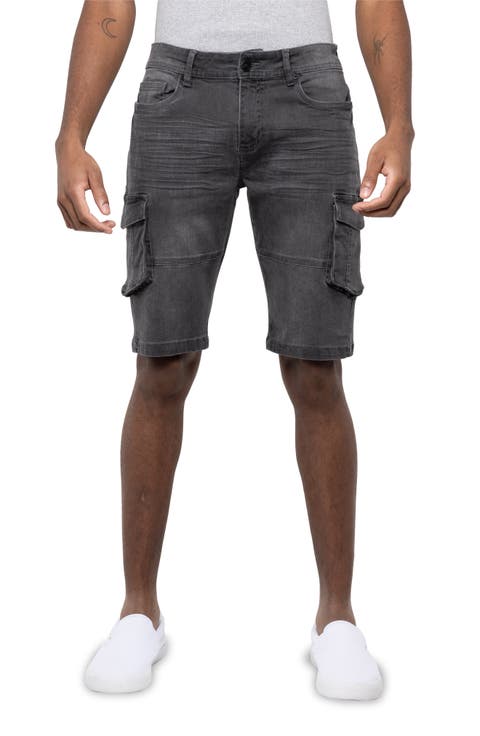 Denim Cargo Shorts