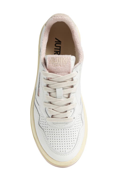 Autry Sneakers In White/pink