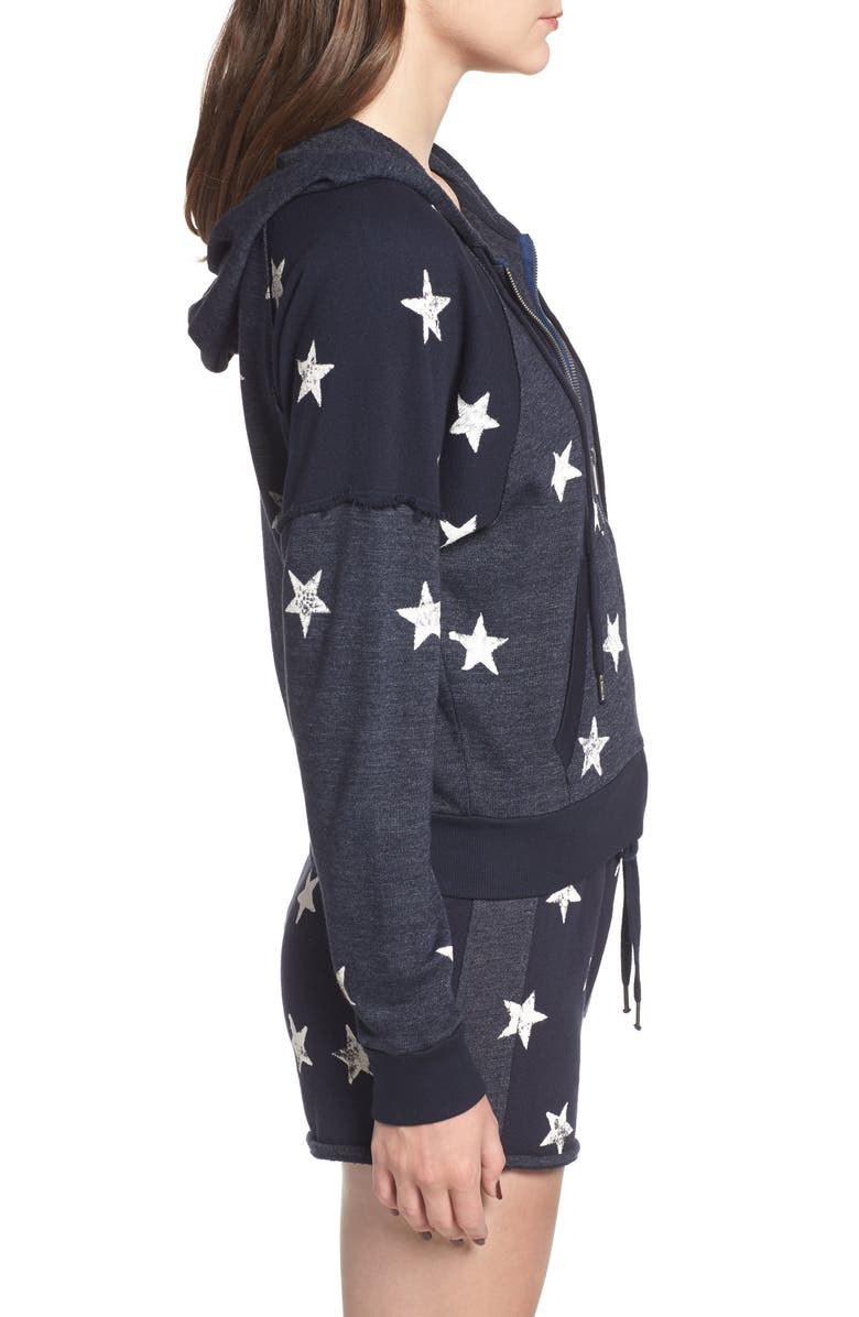 Splendid Star Zip-Up Hoodie, Alternate, color, 