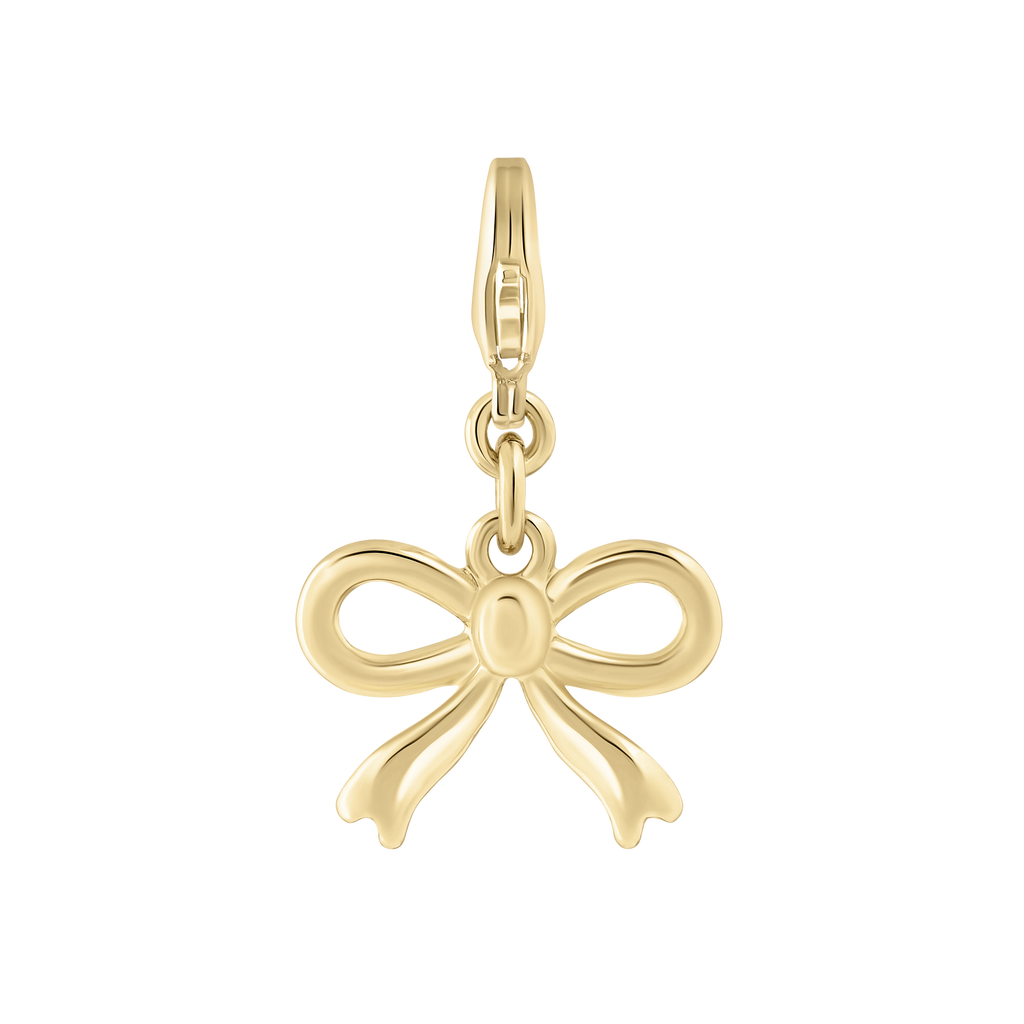 Electric Picks Bow Charm in Yellow Gold  product