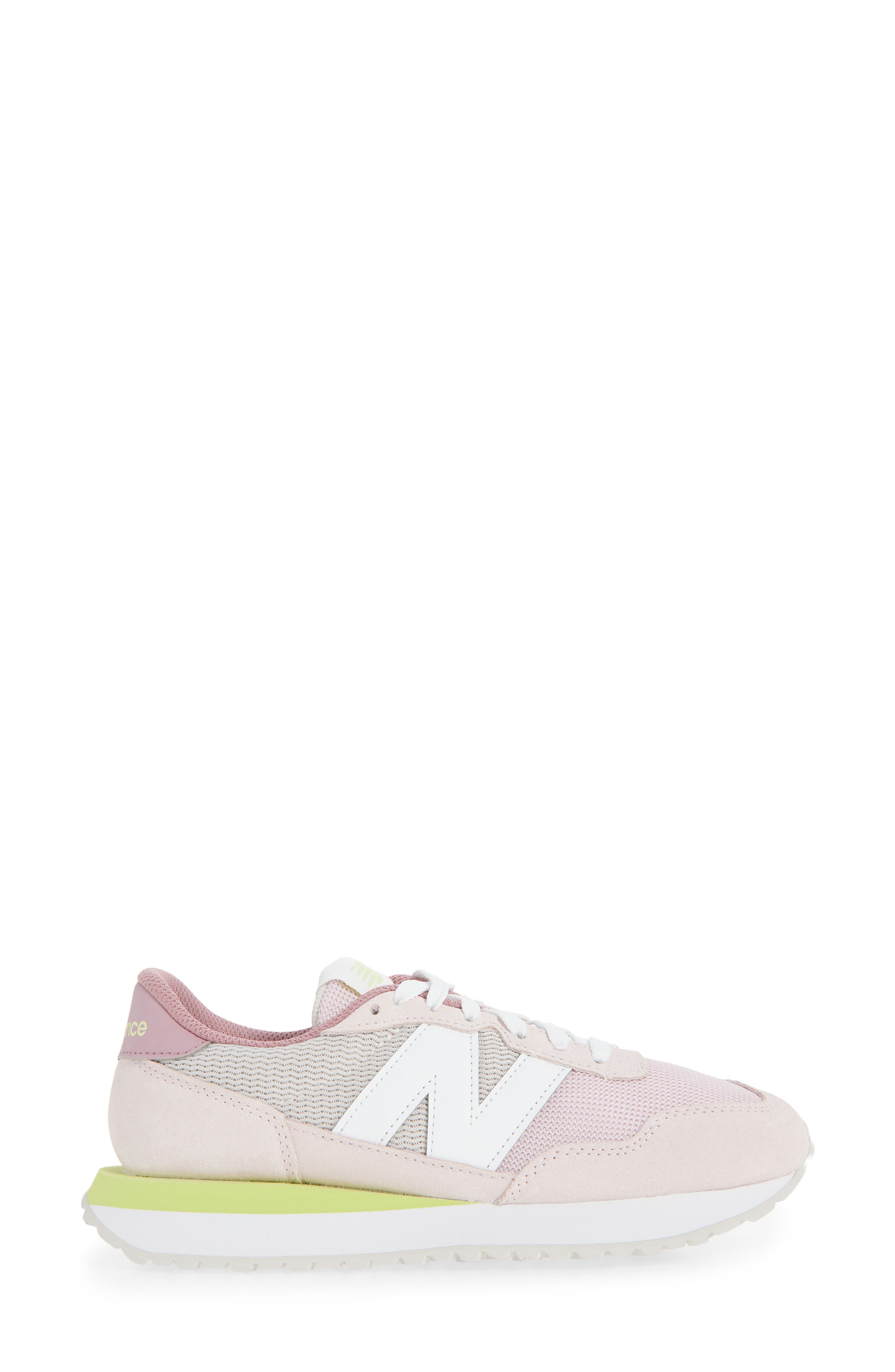 New Balance 237 Sneaker, Alternate, color, Stone Pink/ New Balance White