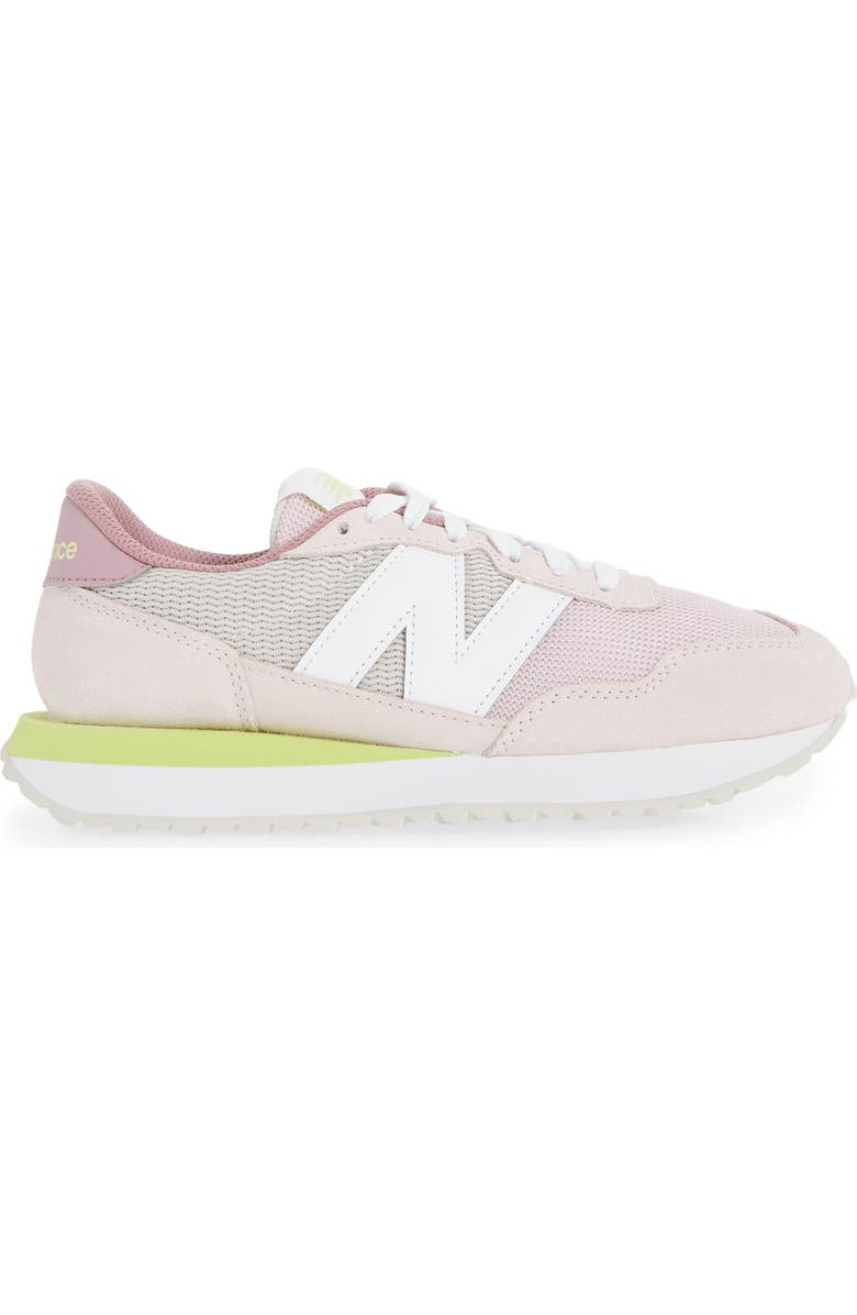 New Balance 237 Sneaker, Alternate, color, Stone Pink/ New Balance White