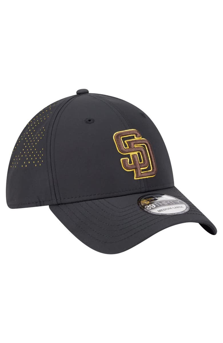New Era Men's New Era Black San Diego Padres Night 39THIRTY Flex Hat, Alternate, color, Black