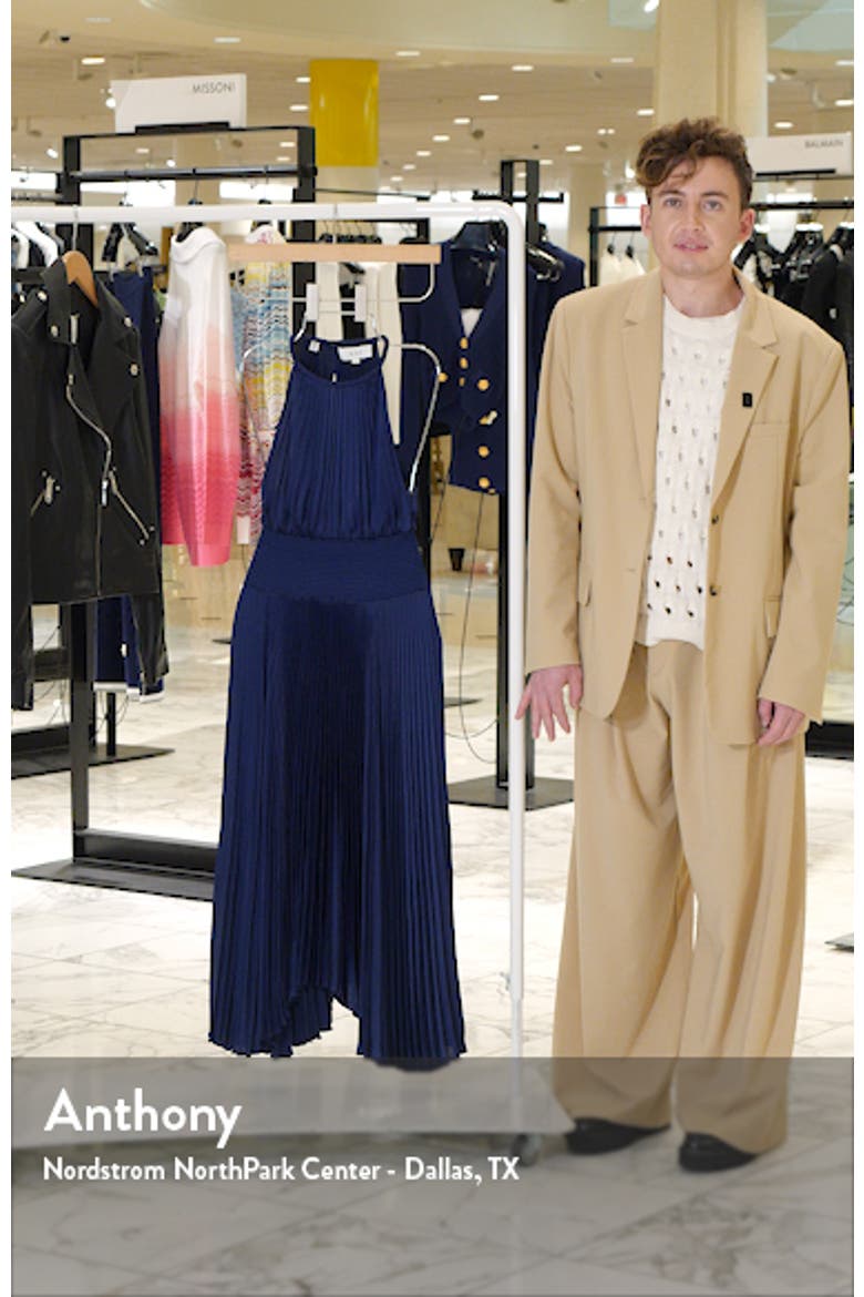 Renzo Pleated Midi Dress video