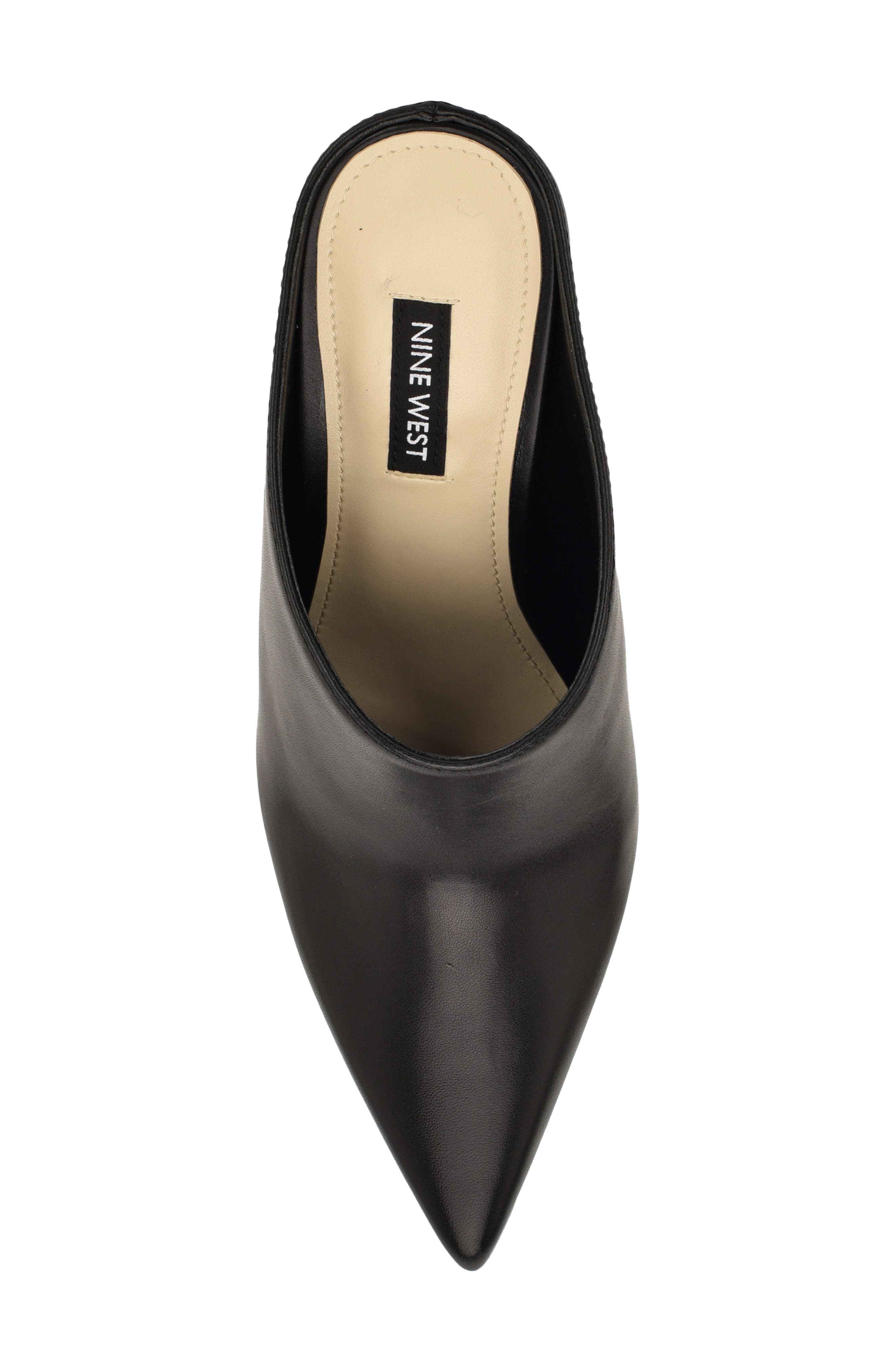 Nine West Amini Pointed Toe Mule, Alternate, color, Black