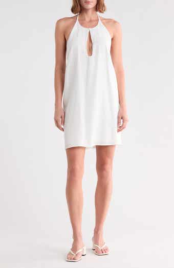 Keyhole Cover-Up Halter Dress