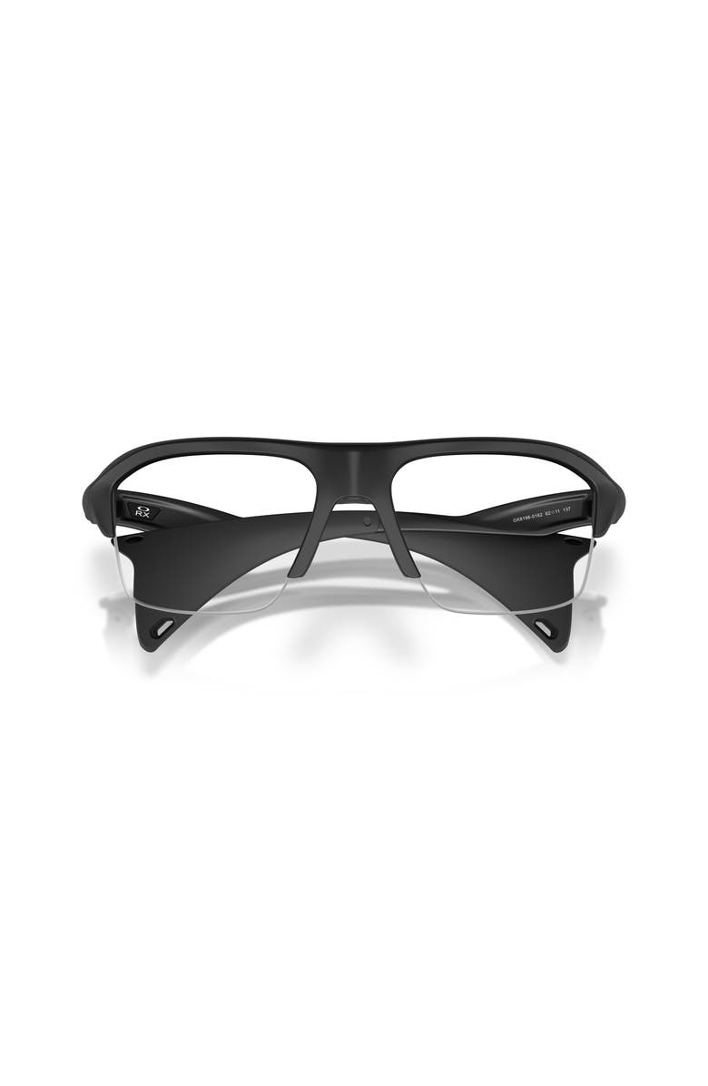Oakley 62mm Rectangle optical glasses, Alternate, color, Black