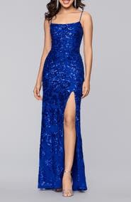Blondie Nites Sequin Rose Gown