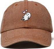 Dalix Heartly Ghost Embroidered Cap