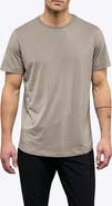 Cuts AO Curve Hem Cotton Blend T-Shirt
