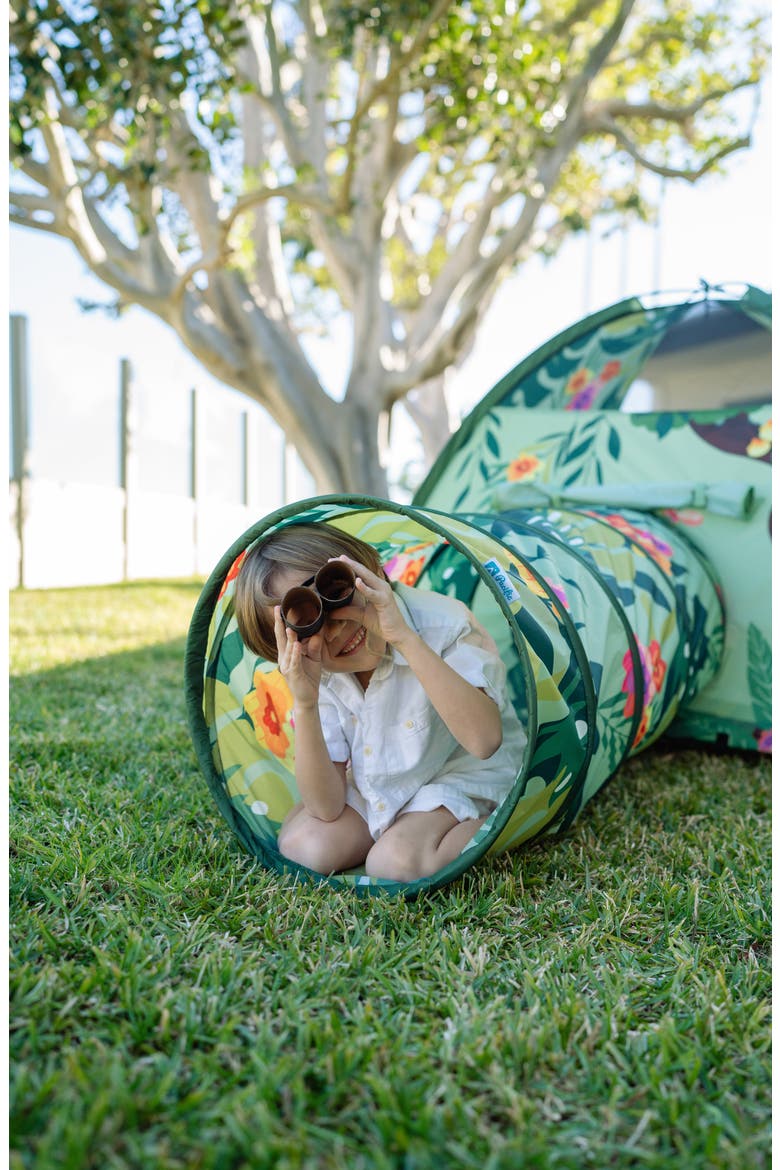 Kids' Jungle Safari Waterproof Play Tent & Tunnel Combo, Alternate, color, GREEN