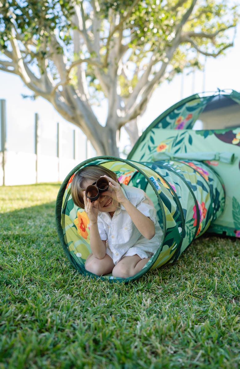 Pacific Play Tents Kids' Jungle Safari Waterproof Play Tent & Tunnel Combo, Alternate, color, Green