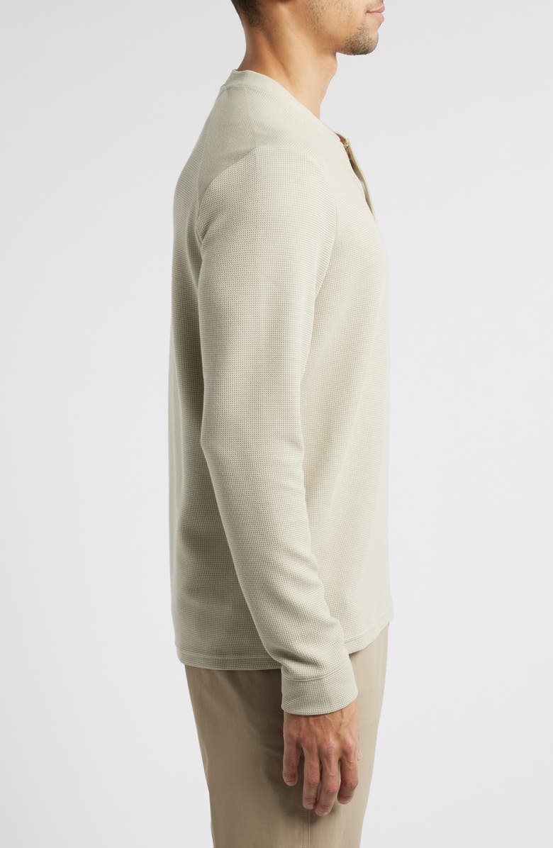 Free Fly Long Sleeve Waffle Henley, Alternate, color, Sandstone