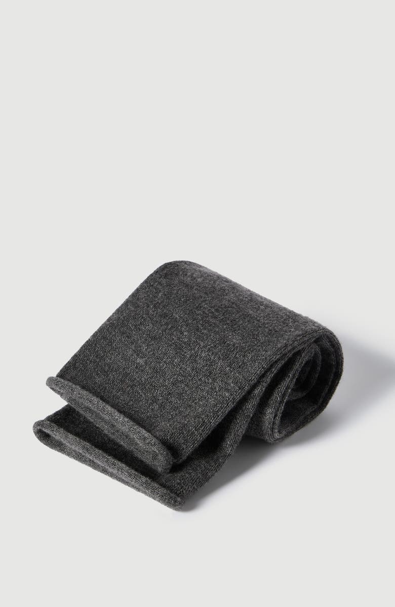 Brunello Cucinelli Cashmere knit socks, Alternate, color, Anthracite