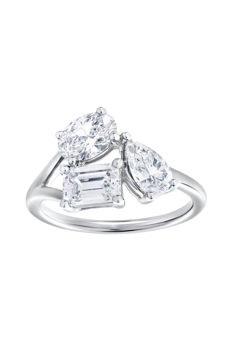 Mysaria 14K Gold Lab Grown Diamond Ring - 2 Ct, Main, color, 14K White Gold