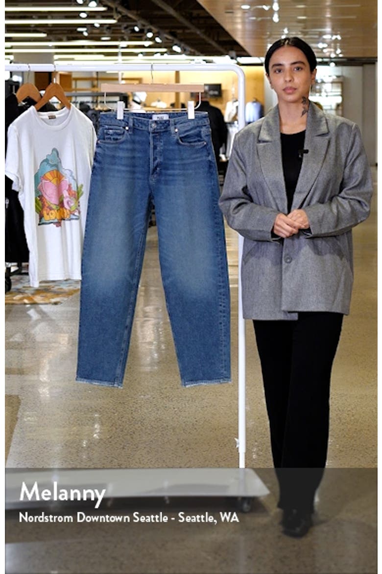 Alexis High Waist Ankle Barrel Jeans video
