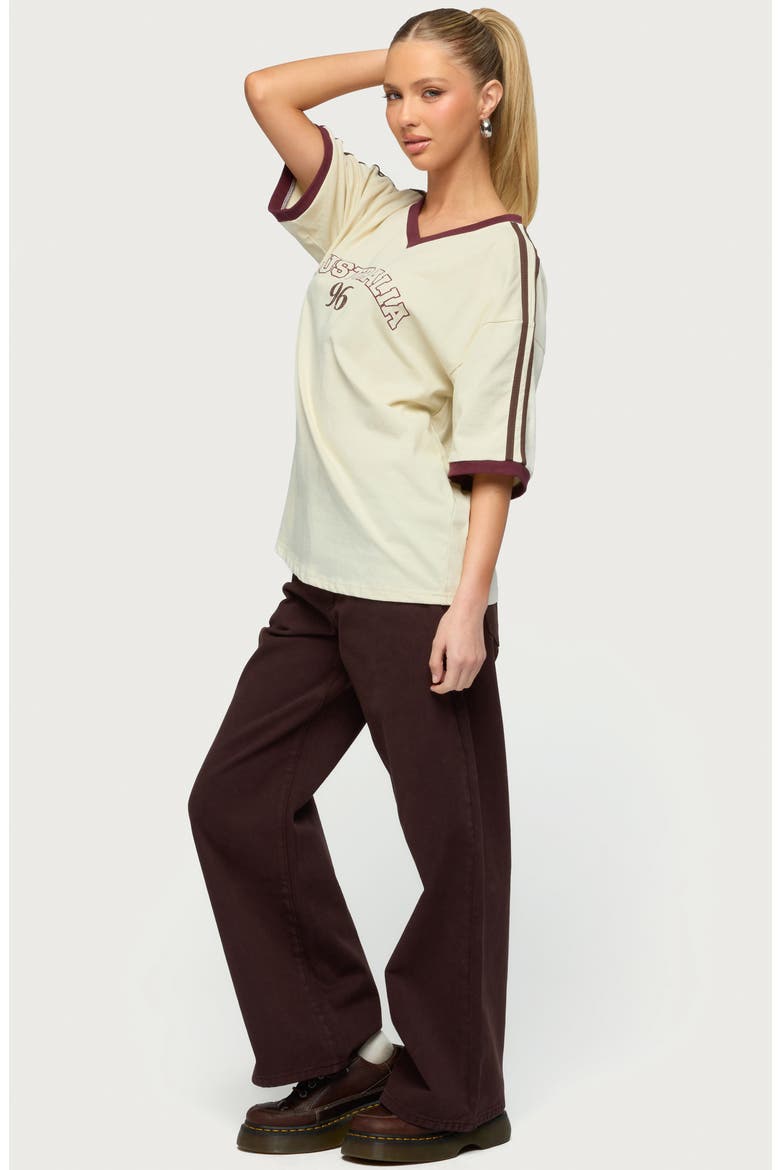 Roman Low Rise Baggy Jeans, Alternate, color, BROWN
