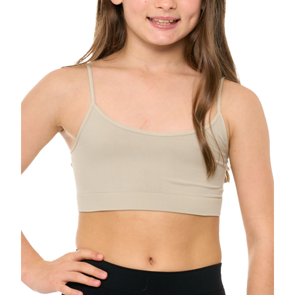 Malibu Sugar Solid Bra Cami In Animal Print