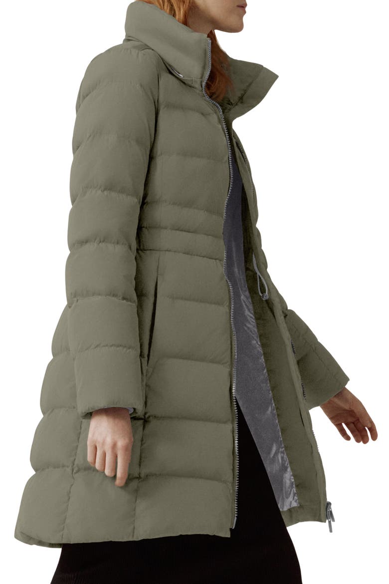 Aurora Water Repellent Hooded 750 Fill Power Down Parka, Alternate, color, SAGEBRUSH