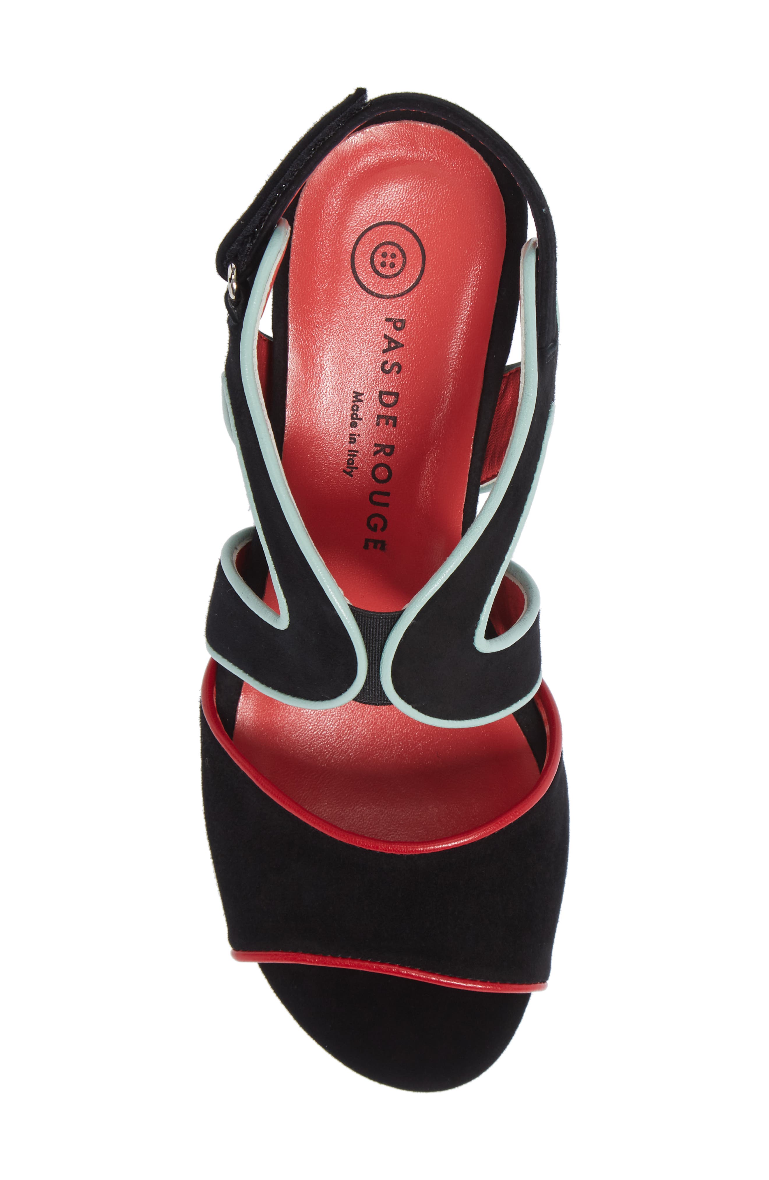 Pas de Rouge Chantel Sandal, Alternate, color, 