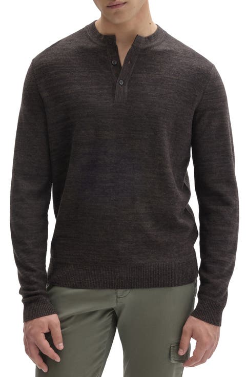 Aranda Merino Wool Henley Sweater