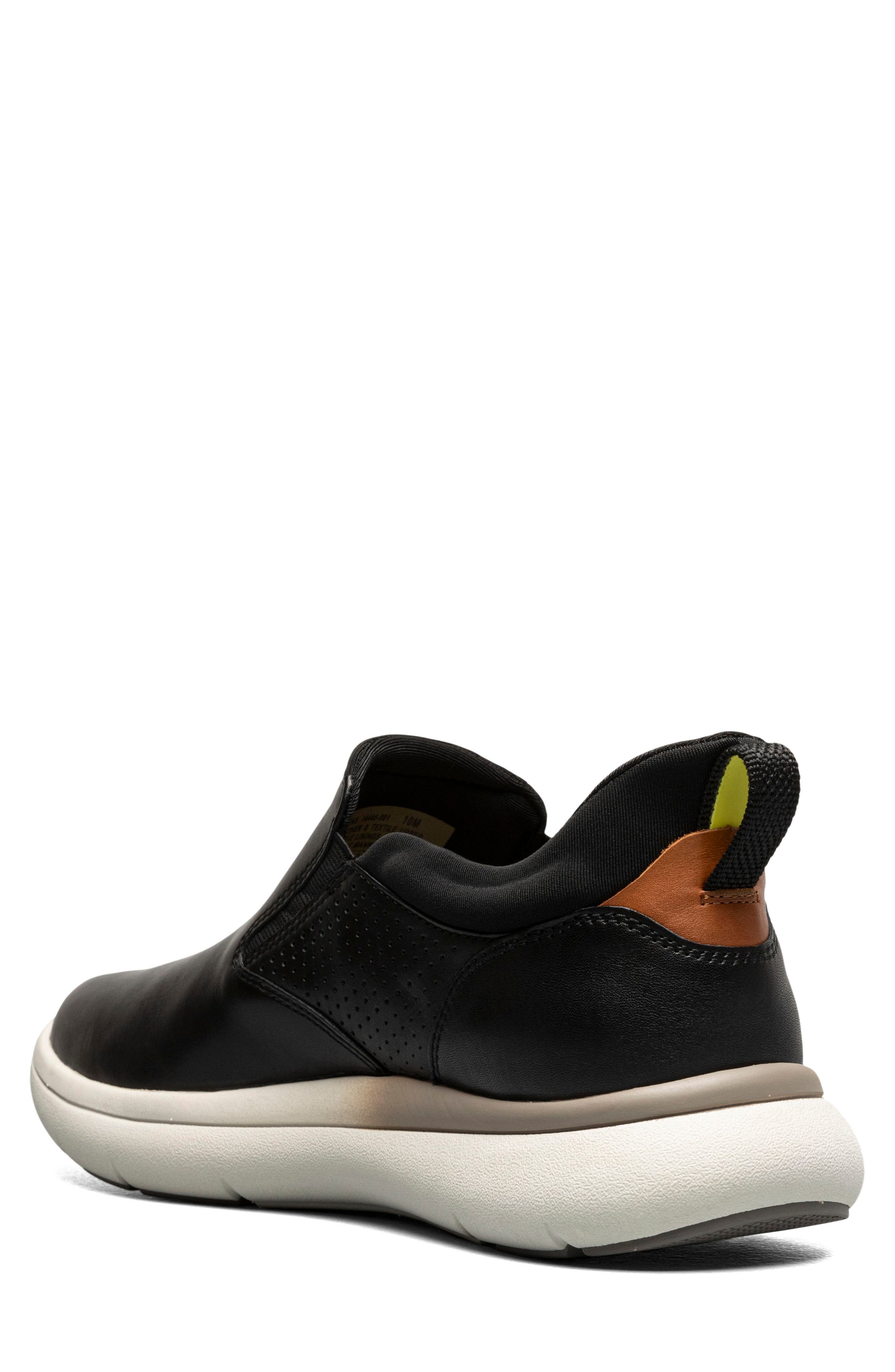 Florsheim Fleet Plain Toe Sneaker, Alternate, color, Black