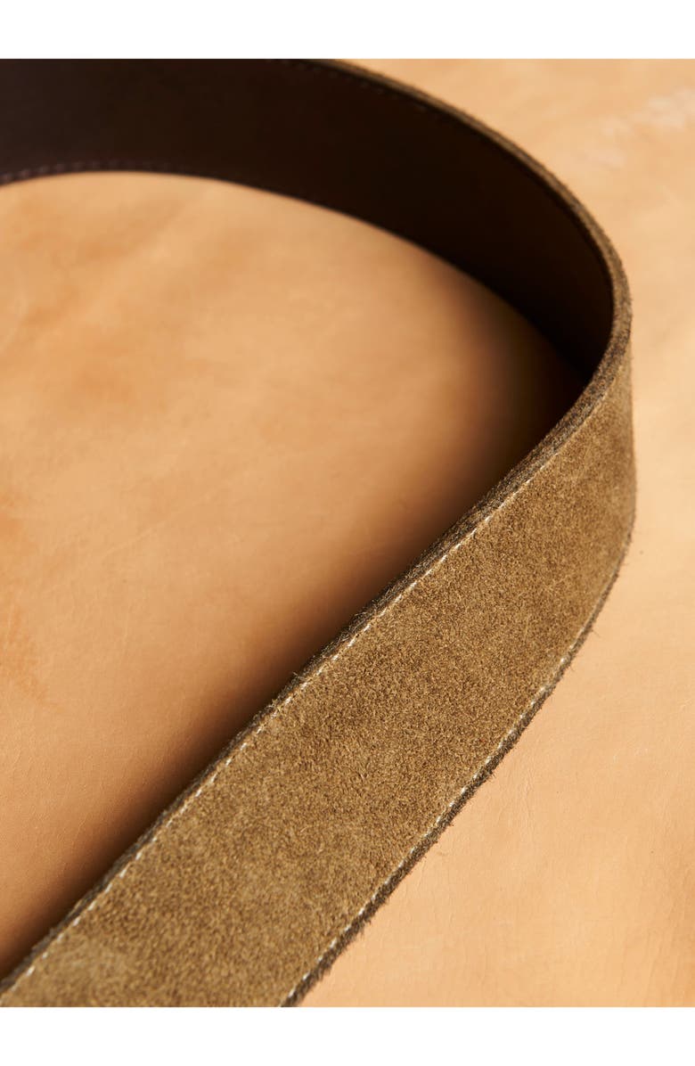 Fortela Denver Leather Belt, Alternate, color, Beige