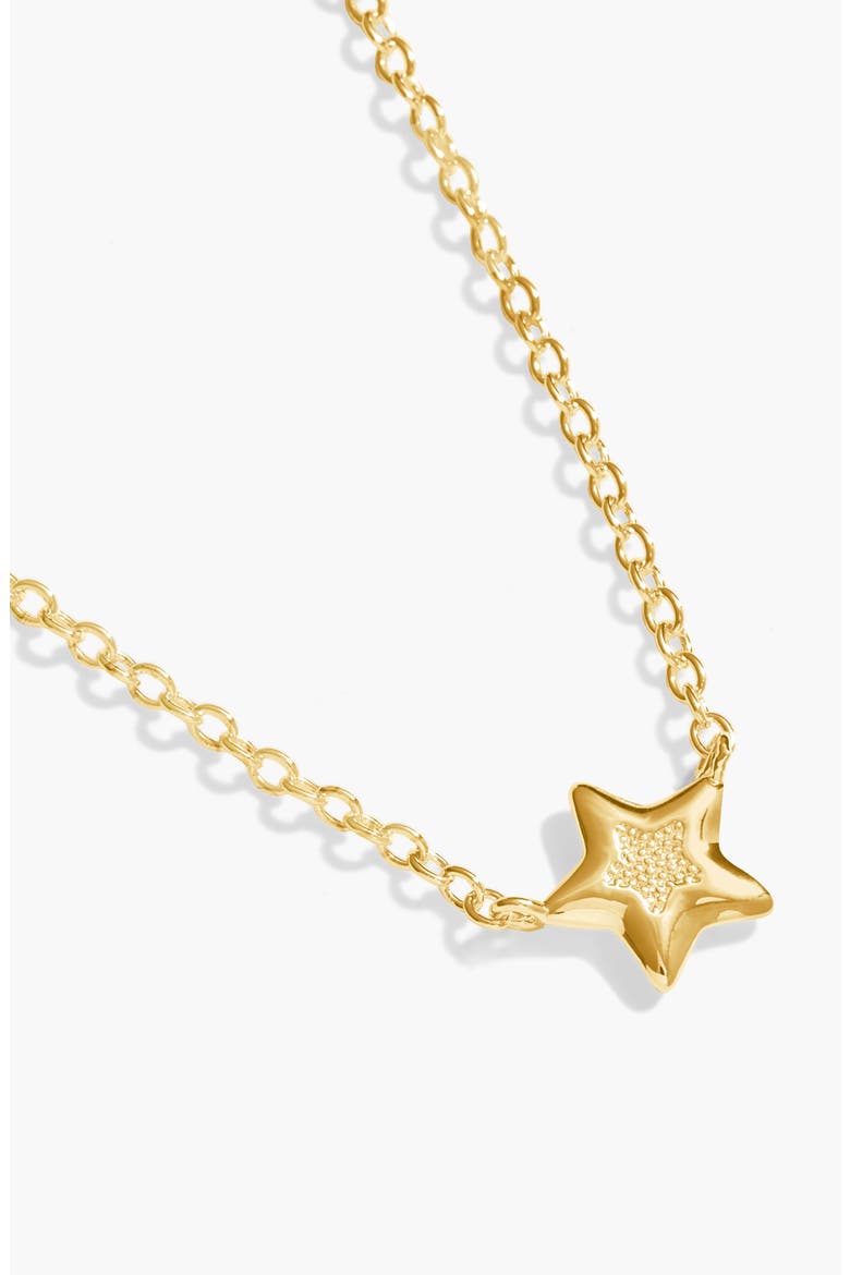 Christmas Gift Box 'Happy Holidays' Necklace in Gold-Tone Plating, Alternate, color, Metallic Gold