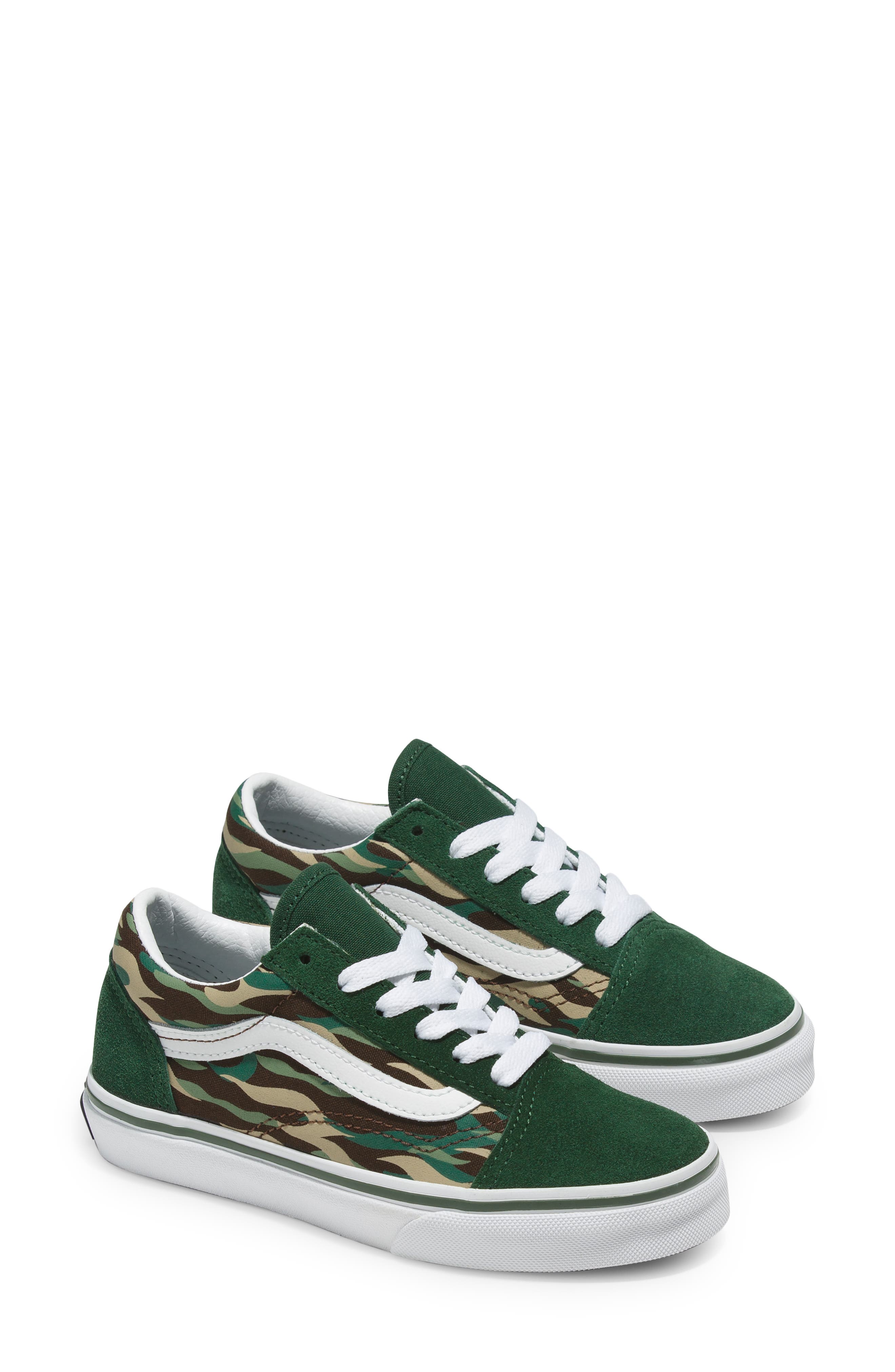 Vans Kids' Old Skool Camo Sneaker, Main, color, 